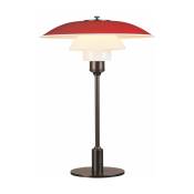 Lampe de table en laiton rouge 33 x 45 cm PH 3½-2½ - Louis Poulsen