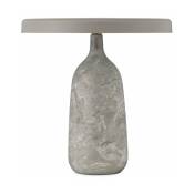 Lampe de table en marbre gris 33,6 cm Eddy - Normann