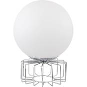 Lampe de table lampe de table verre chrome opale 15 cm salon chambre salle à manger