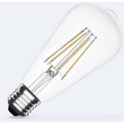 Ledkia - Ampoule led Filament E27 8W 1055 lm ST64 Blanc