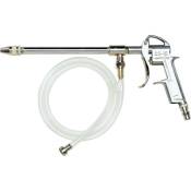 Linghhang - Pistolet à pulvérisation, en aluminium pneumatique siphon aérien moteur de nettoyage du moteur de nettoyage du pistolet, 1/4 ' - White