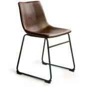 Lúzete - chaise lennix vintage marron - Marron