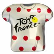 Magnet en résine Tour de France Blanc à pois