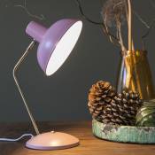 Milou - Lampe de bureau - 1 lumière - l 260 mm - Rose - Moderne - éclairage intérieur - Salon i Chambre i Cuisine i Salle à manger - Rose - Qazqa