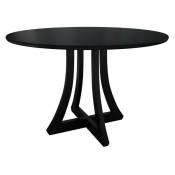 Mobilier1 - Table Racine 121, Noir, 77cm, mdf, Bois - Noir