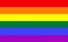 Planete Supporter Drapeau Arc en Ciel Rainbow Gay Pride - 150 X 90 cm