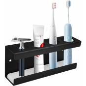 Porte-brosse à dents électrique 4 trous mural porte-brosse à dents électrique porte-brosse à dents en acier inoxydable salle de bain