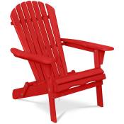 Privatefloor - Chaise de jardin Adirondack - Bois Rouge