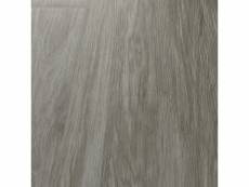 Revêtement de sol adhésif lames laminées pvc vinyle effet naturel compatible au plancher chauffant 28 pièces 3,92 m² stonewashed oak chêne oxydé [neu.