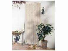 Rideau de porte chenille florence beige - 120 x 220 cm