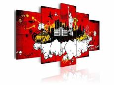 Tableau new york comic taille 200 x 100 cm PD8213-200-100
