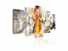 Tableau - orchidée et couleurs-200x100 A1-N3828-DKX