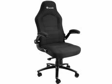 Tectake chaise de bureau ergonomique springsteen - noir 404736
