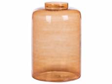 Vase en verre 41 cm orange mirchi 318180