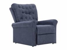 Vidaxl chaise inclinable gris similicuir daim 282178