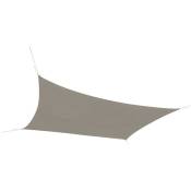 Voile d'ombrage 4x3 m taupe - Taupe