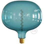 Ampoule led xxl Cobble série Pastel, Bleu Océan (Ocean Blue), filament spirale 4W 100Lm E27 2200K Dimmable