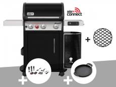 Barbecue à gaz intelligent Weber Spirit EPX-325S GBS + Kit de nettoyage + Plancha