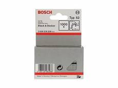 Bosch 2609200208 agrafe à fil plat de type 52 12,3 x 1,25 x 14 mm 1000 pièces 2609200208