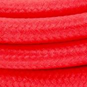 Câble textile 3m - Rouge