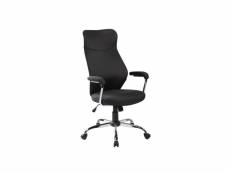 Chaise de bureau à roulettes - q319 - 64 x 52 x 112 cm - noir