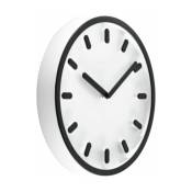 Horloge murale blanche et noire Tempo - Magis