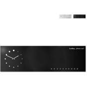 Horloge murale magnétique tableau noir design moderne