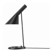 Lampe de table en acier noir 21,5 x 56 cm AJ - Louis