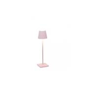 Lampe de table led Poldina Pro Micro Rose, rechargeable et dimmable