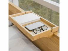 Petite table de chevet étagère suspendue en bambou table de nuit pour les petites chambres, les lits superposés, les loft et les dortoirs nkd01-n sobu