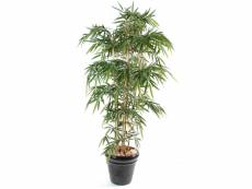 Plante artificielle haute gamme spécial extérieur / bambou artificiel coloris vert - hauteur 120 cm
