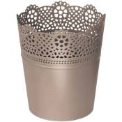 Prosperplast - Pot de Fleurs 13,5 x 15,5 cm, Mocca