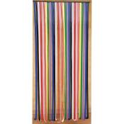 Rideau de porte lanières plastique Multicolore - Multicolore