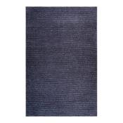 Tapis rayé design en polyester bleu 120x170