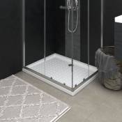 Vidaxl - Receveur de douche avec picots Blanc 90x70x4 cm abs