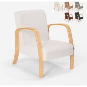 Ahd Amazing Home Design - Fauteuil de bureau ergonomique en bois design scandinave Frederiksberg Couleur: Blanc