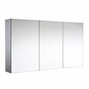 Armoire de toilette miroir Oslo - 3 portes - 120 cm - Allibert