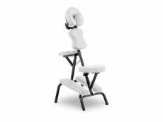 Chaise de massage pliante couleur acier blanc helloshop26 14_0000885