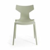 Chaise empilable Re-Chair / Matériau recyclé - Kartell vert en plastique