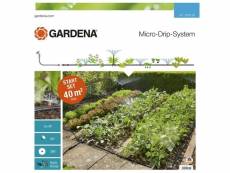 Gardena - kit d'initiation micro-drip system pour potagers et massifs 409706