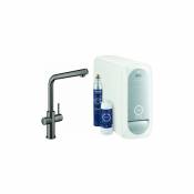 Kit Starter Blue HomeGROHE 31454 Bluetooth/WIFI L-sortie graphite dur