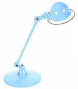 Lampe de table Loft / 1 bras - L 60 cm - Jieldé bleu en métal