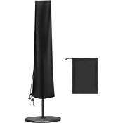 Linghhang - H240x57x57cm) 2m 3m Parasol Waterproof Cover 420D Oxford Umbrella Cover (with Zip) Parasol Cover - black