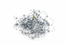 lot de 5 guirlandes de perles de 1.30 m chacune (gris