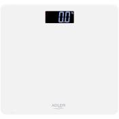 Pèse-personne / Balance Adler ad 8157w - Max 150 kgs - Grand écran lcd avec rétro-éclairage - Blanc