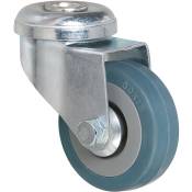 Roulette bleu à œil pivotant - Ø 125 mm - Série