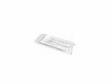 Set bioplastique fourchette-couteau et serviette standard - lot 250 - sdg - - pla bioplastique cristallisé