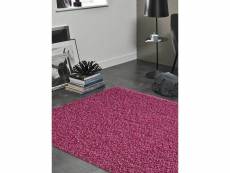 Tapis pour couloir shaggy loca rose 67 x 230 cm tapis de salon moderne design par dezenco