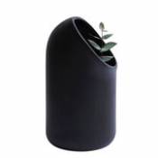 Vase Ô / Céramique - Moustache noir en céramique