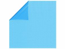 Vidaxl couverture de piscine rectangulaire 1200x600 cm pe bleu 92962